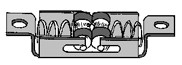 DEFY GEMINI OVEN DOOR ROLLER CATCH DEFY GEMINI OVEN DOOR ROLLER CATCH