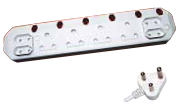Plug Extender 5 x SA - 4 x Euro -1 x Overload C.B. Plug Extender 5 x SA - 4 x Euro -1 x Overload C.B.